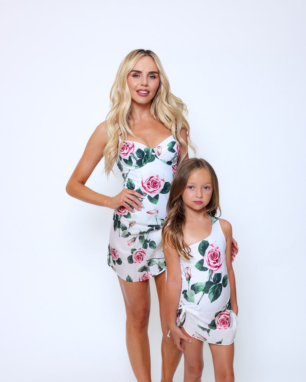 Rose one piece swimsuit