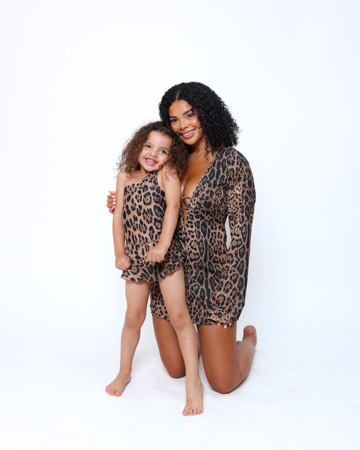 Leopard chiffon dress